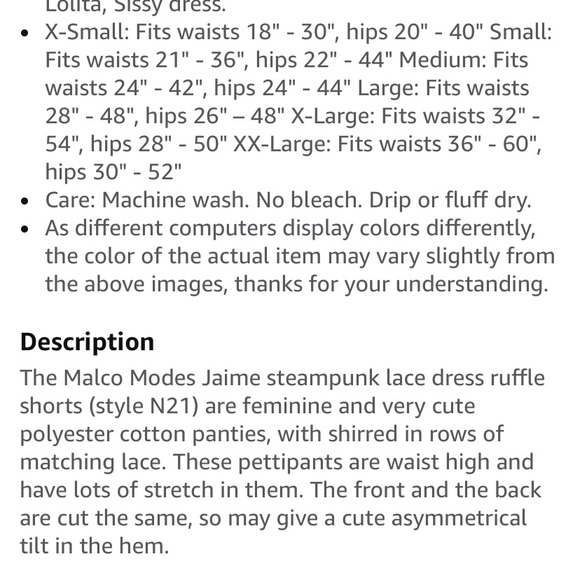 Red ruffle pettipants - Picture 2 of 6